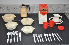 Vintage 1970's Corning Ware Plastic Toy Kitchen Set Kiddy-matic Coffee Brewer
