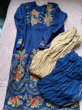 Women's Asian Salwar Kameez 3 Piece Indian Pakistani Suit, Size M