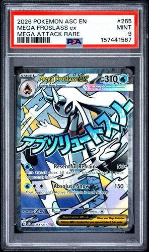 Mega Froslass ex graded PSA 9 for sale on eBay