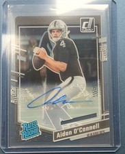 2023 Panini Clearly Donruss Rated Rookie Auto #51 Aidan O'Connell Raiders NFL