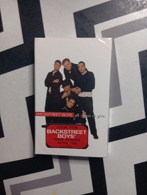 NEW SEALED Backstreet Boys All I Have To Give Audio Cassette Tape Single