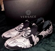 Versace Men's Barocco Print Loafers Men's Size 42 Italian