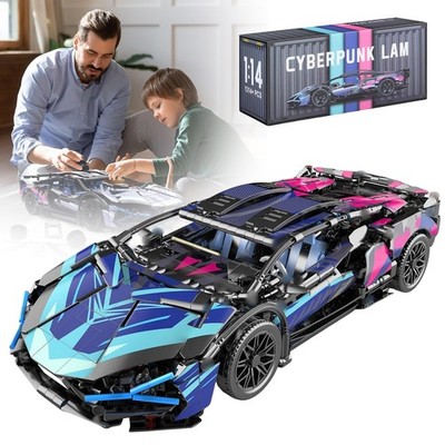 Technik Rennauto Bausteine Supersportwagen Klemmbausteine Sportwagen Bausteine