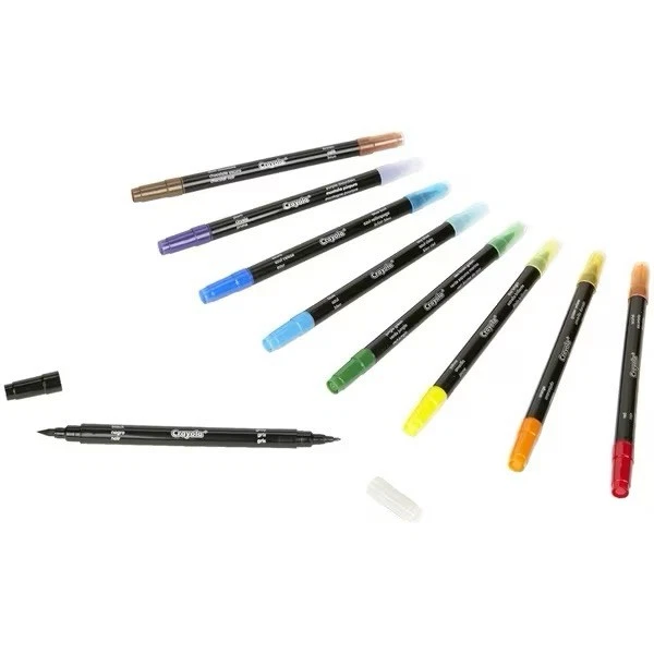 Crayola Signature Brush and Detail Markers 32 Pack Art Adult Coloring - image 4 of 4