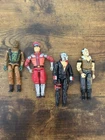 VINTAGE GI JOE USED figure lot x4 ARAH 1980s parts or restore