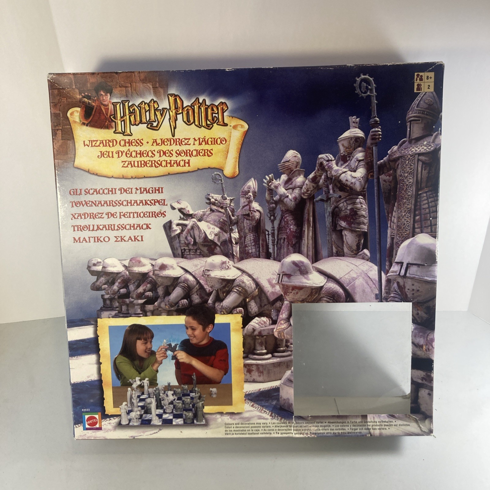 Harry Potter Wizard chess set, 2002 mattel board game