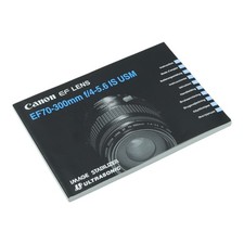 Canon Ef Lens Ef 70-300Mm F/4-5.6 Is Usm Manual Instruction Manual