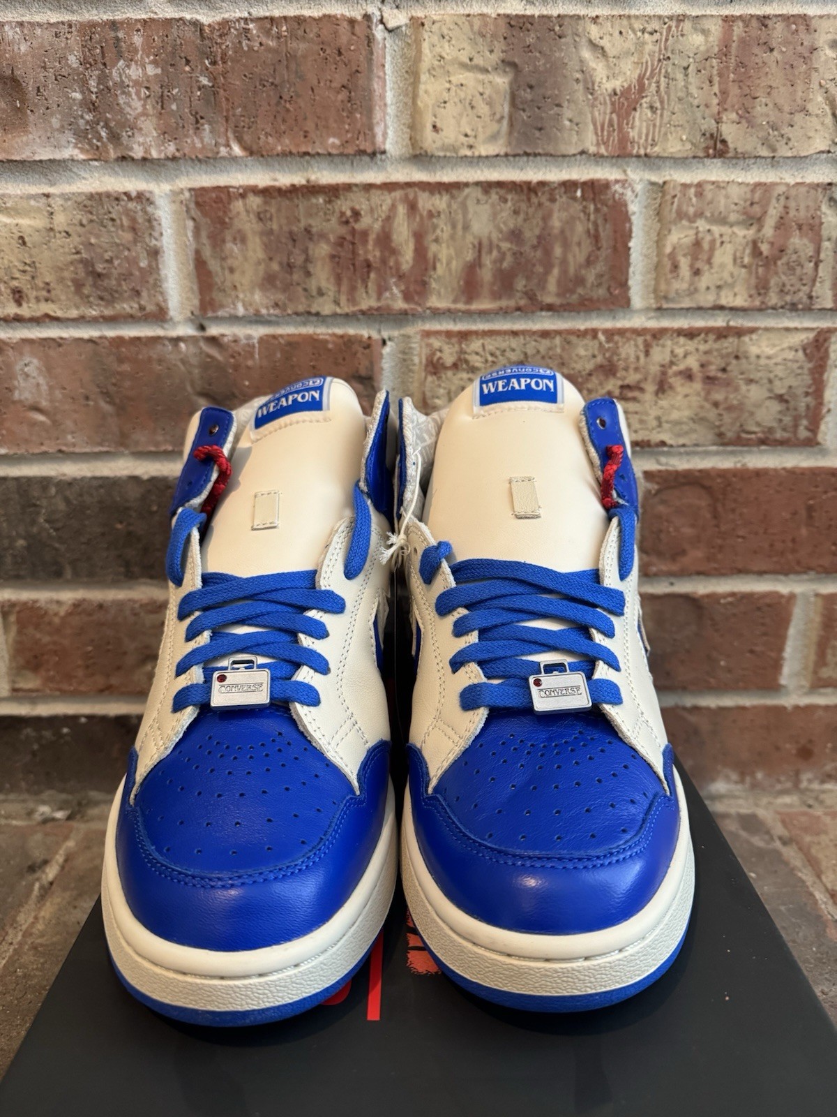 New 10 Converse Weapon Mid Stranger Things Laser Blue Ivory A17934C-101 Men image 5