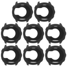 8pcs Silicone Watch Protective Case: Soft Shell Bumper - Full Screen Protector