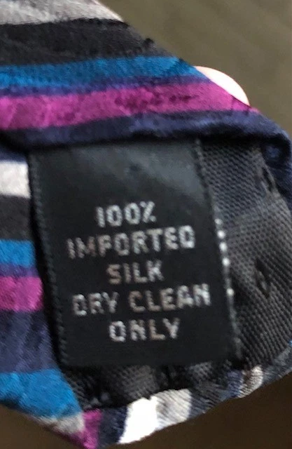 Corbata de cuello clásica 100 % seda Cezeni para hombre hecha en Italia multicolor Foto 4 de 4