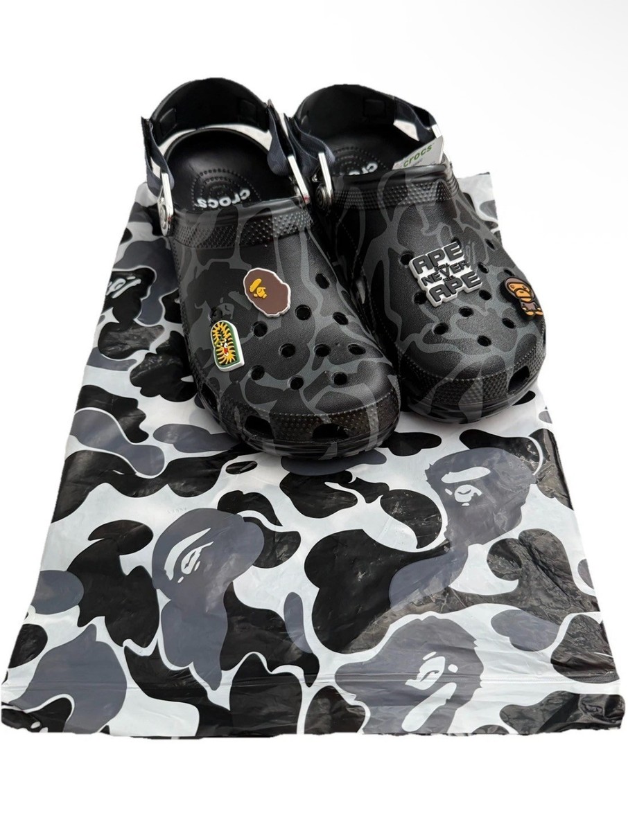 A Bathing Ape Bape x Crocs Classic Clog ABC Camo | eBay