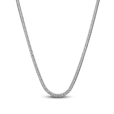 KUNSIR 925 Sterling Silver Chain Necklace For Women Men Choker 20"-Adjustable