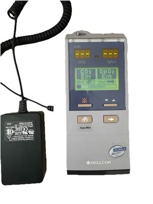 Nellcor ETCO2 Microstream SpO2 Capnograph Nellcor N-85 EtCO2 Und SpO2 Monitor