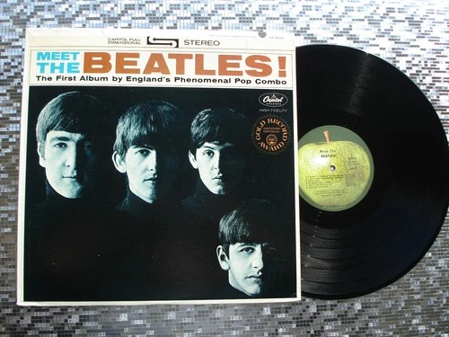 The Beatles ‎~ Meet The Beatles! ~  Vintage  LP  Apple Records – ST 2047