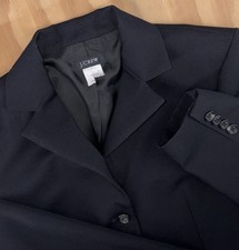 J. Crew Blazer Wool 3 Button Jacket Women's Size 6 Black Single Breasted