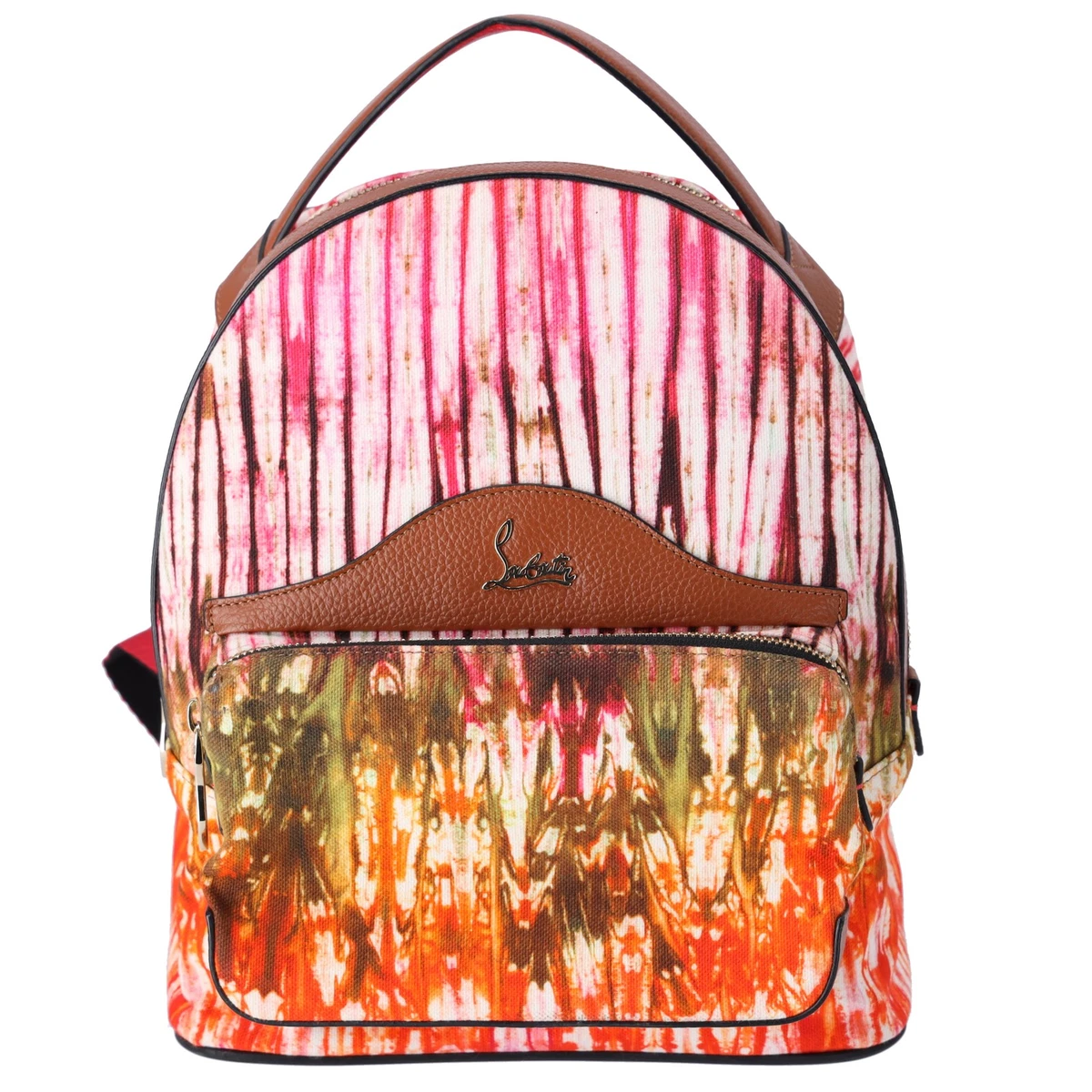 Christian Louboutin Backloubi Small Backpack Printed Canvas Multicolor Christian Louboutin Backpack main image 4