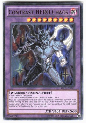 Contrast HERO Chaos Ultra Rare Structure Deck: HERO Strike SDHS-EN041 NM-LP