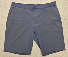 Callaway Golf Shorts Mens Size 36 Blue Chevron Lightweight Stretch Casual