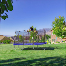 Skywalker Trampolines 15' x 9' Rectangle Trampoline with Enclosure
