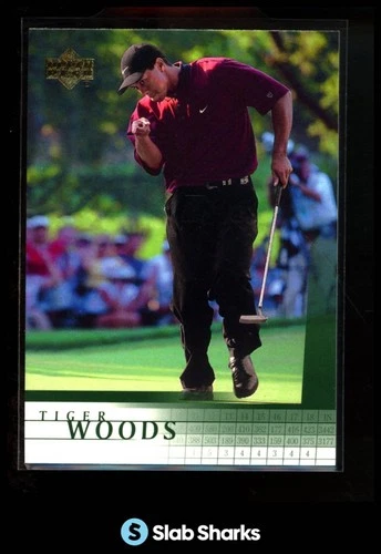 2001 UPPER DECK #1 TIGER WOODS RC ROOKIE