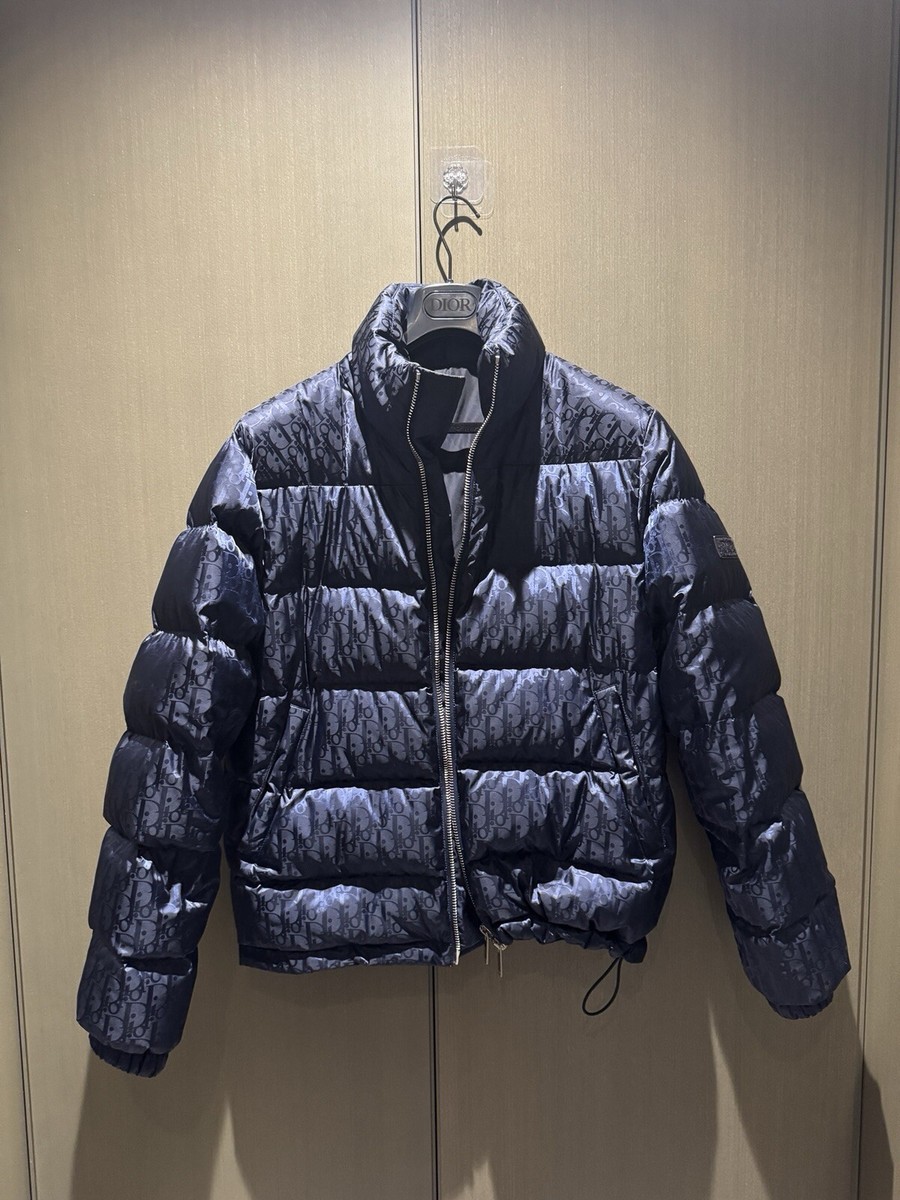 Dior Oblique Jacket Navy Puffer Dior Jacket DIOR OBLIQUE Men's