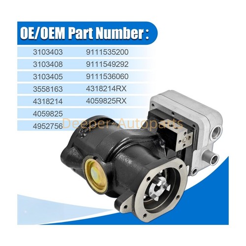 3103403 3104324 For Cummins M11 N14 NB N14 ISM Engine Air Brake Compressor - Picture 3 of 7