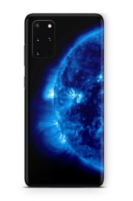 Samsung Galaxy S7 S8 S9 S10 S20 Note Design Folie Skin Aufkleber Blue Giant