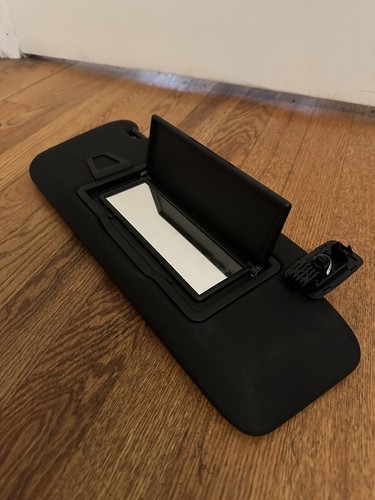 2008-2015 Mercedes-Benz C300 C350 Sun Visor Passenger Right Side Black OEM - Picture 2 of 4