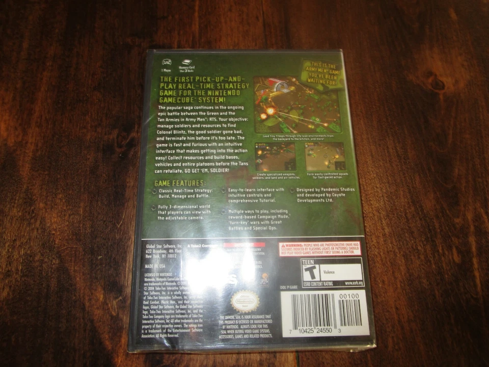 ARMY MEN R T S NINTENDO GAMECUBE SELLADO DE FÁBRICA Foto 3 de 4