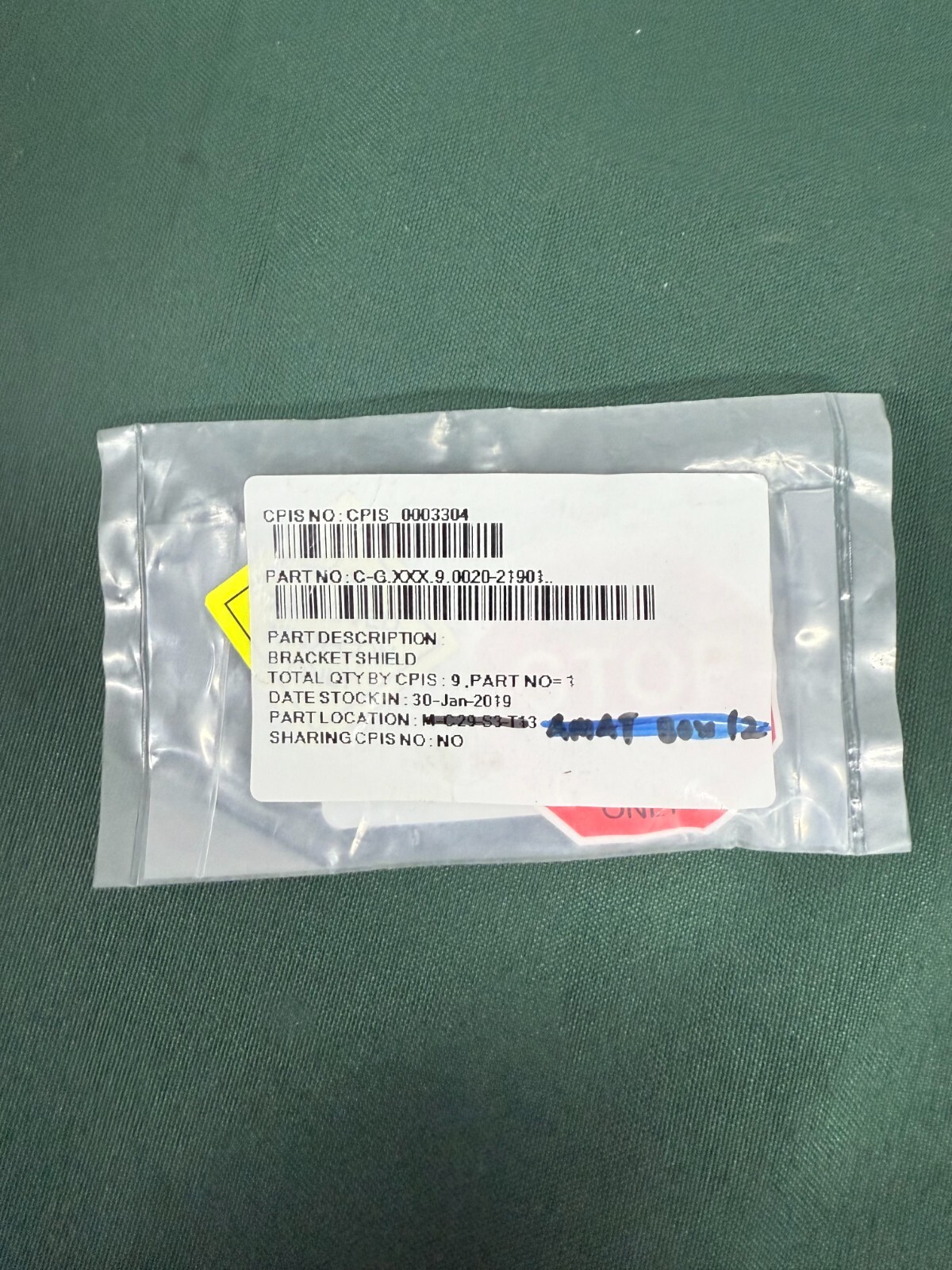 APPLIED MATERIALS 0020-21901 BRACKET SHIELD,NEW