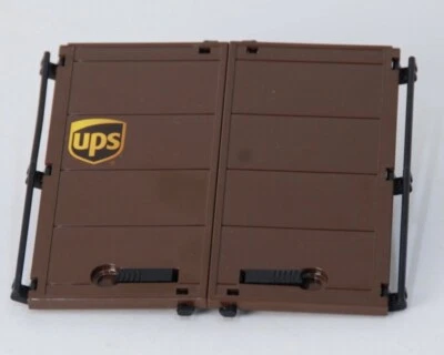 Bruder 43547 Ersatzteil Hecktüren braun für Mercedes Benz Sprinter UPS 02538 Neu