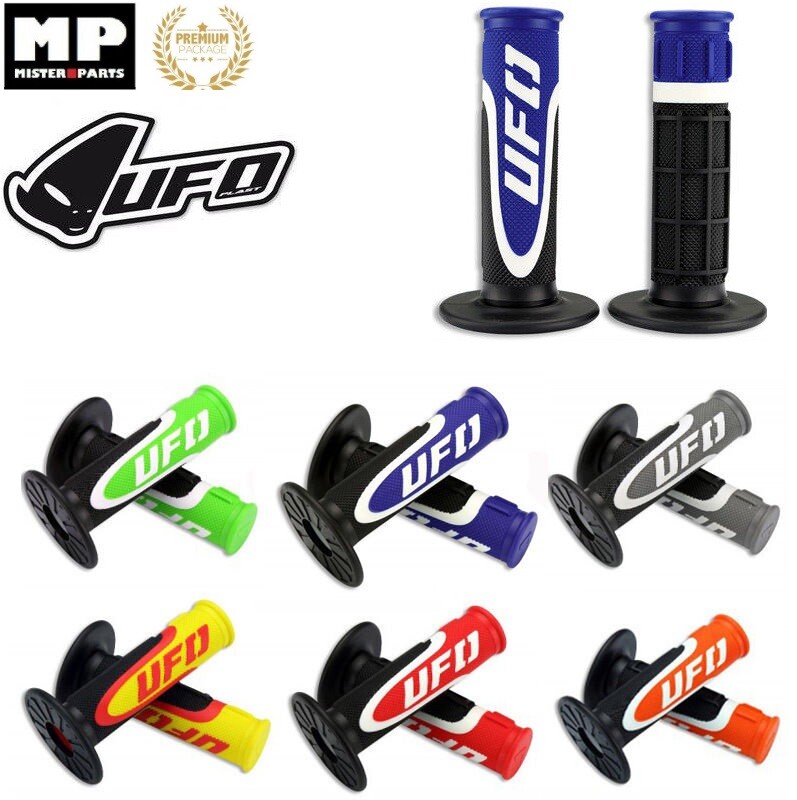 Grips moto cross UFO Axiom revêtement poignées enduro et scooter antidérapant