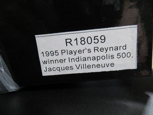 1995 JACQUES VILLENEUVE PLAYER'S LTD REYNARD INDY 500 WIN 1:18 REPLICARZ R18059 - Picture 8 of 13