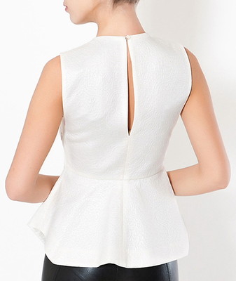 elizabeth and james peplum top