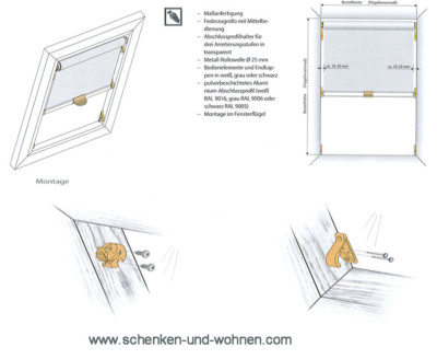 Dachfenster - Basis - Rollo, Stoff  Erding pflaume