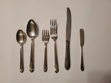 Set Of 6 Vintage Wm Rogers Mfg Co 1939 Allure  Flatware