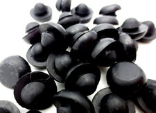 Rubber Stem Pad - Snap-In - Fits 1/4" Hole 1/16" Panel - Durable Free Shipping 