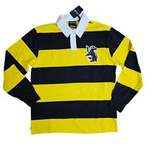 The Hundreds Harry Potter Hufflepuff House Rugby Long Sleeve Shirt NWT Sz XL