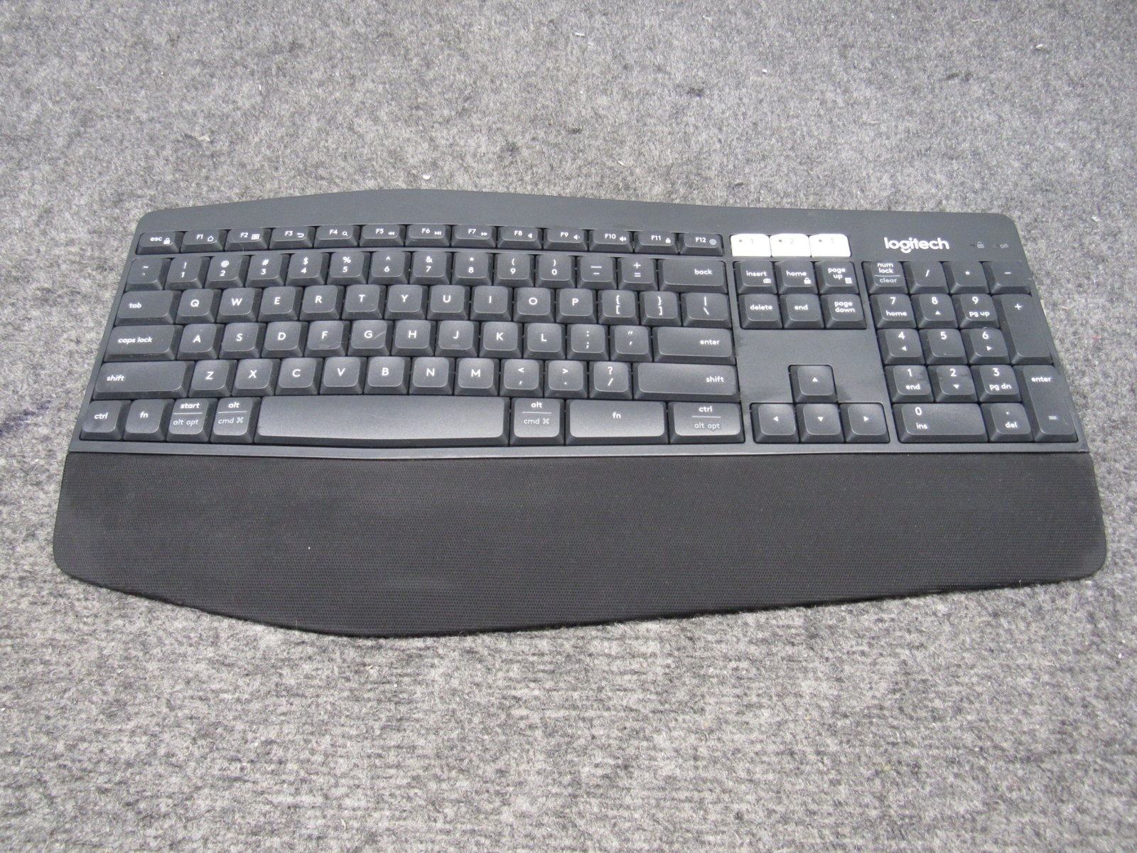 Logitech K850 Multi Device Wireless Bluetooth Keyboard For Mac Pc Tested Ebay