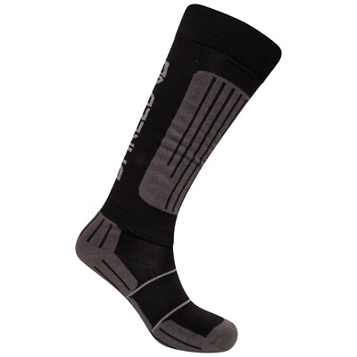Dare2b Technical Performance Socks Black / Ebony Grey ski board socks 2 sizes