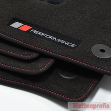 MP Velours Logo PB Fußmatten für Audi TT Coupe 8N ab Bj.1998 -2006 Vbr