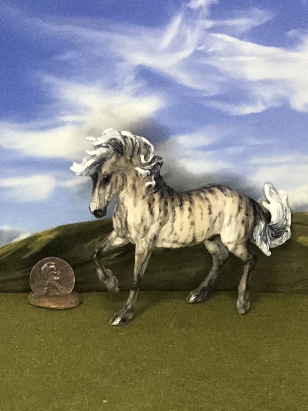 OOAK Breyer cm Custom Stablemate Horse FireHeart X D Williams