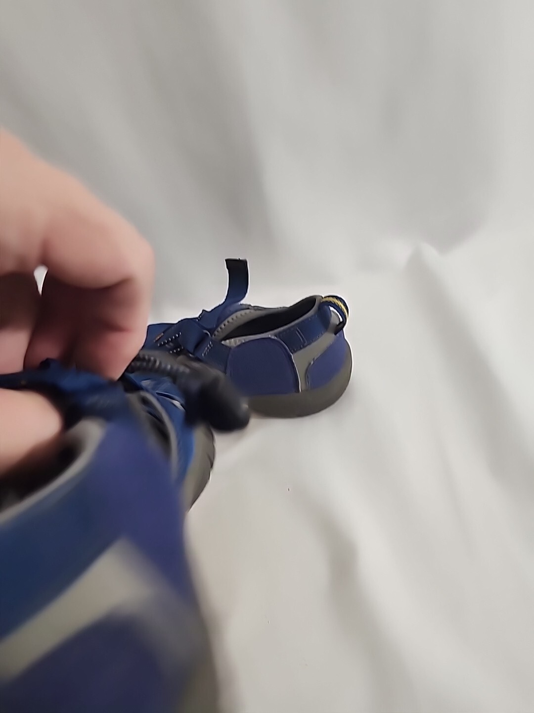 Scarpe Keen unisex in gomma taglia 6 blu lacci regolabili #B