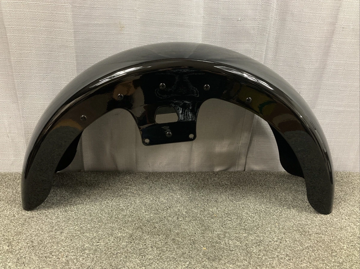 Vivid black custom sale wrapped front fender