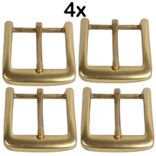 Solid Brass Belt Buckles Tongue Pin Belt Buckle Fits For 2 INCHES Belt 4PCS