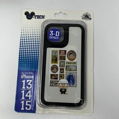 Disney Parks Pixar Up Movie Carl & Ellie 3D Apple Iphone Case 13 14 15 - New