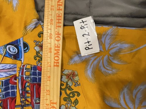 Authentic Jamaica Island Expressions Mens Hawaiian Shirt Size Small Woody Car - Picture 5 of 6