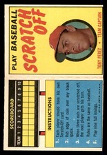 1970 Topps Scratch-Offs Baseball #16 Tony Perez VG/EX *d7