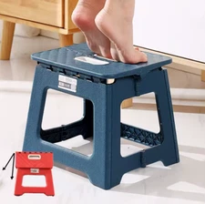 Portable Folding Stool Chair Adults Kids Outdoor Camping Fishing Plastic Seat