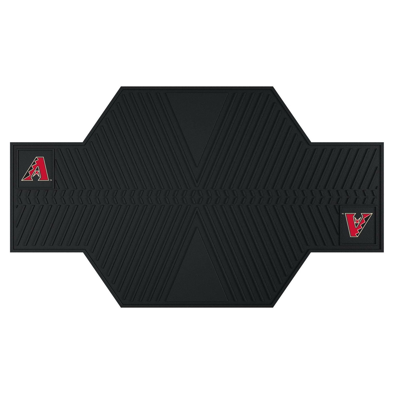 Fanmats MLB Arizona Diamondbacks Heavy Duty Rubber Motorcycle Mat